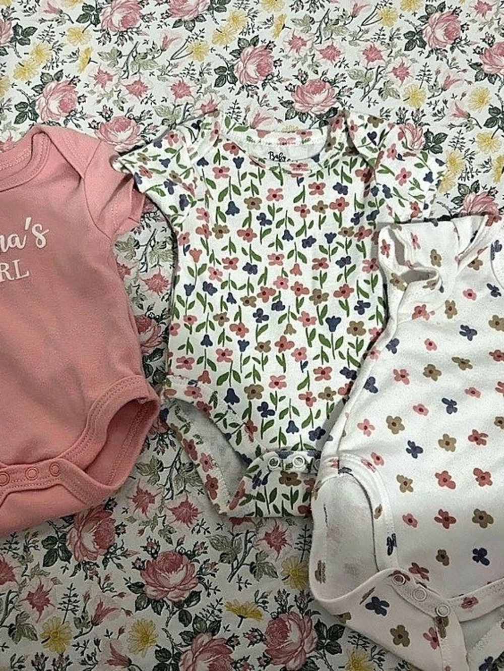 Floral Bodysuit Set Size 3M